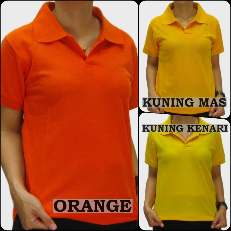  Kaos Krah Polos  Polo  Lacos Wangki Lengan Pendek Unisex 