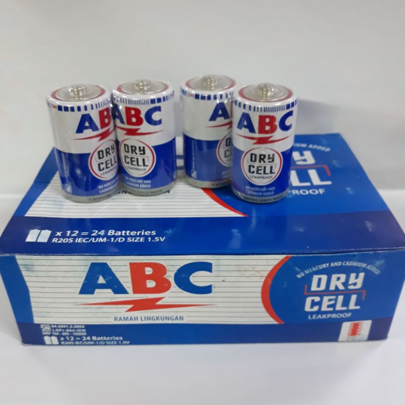 Baterai ABC Besar / Batere ABC besar size D