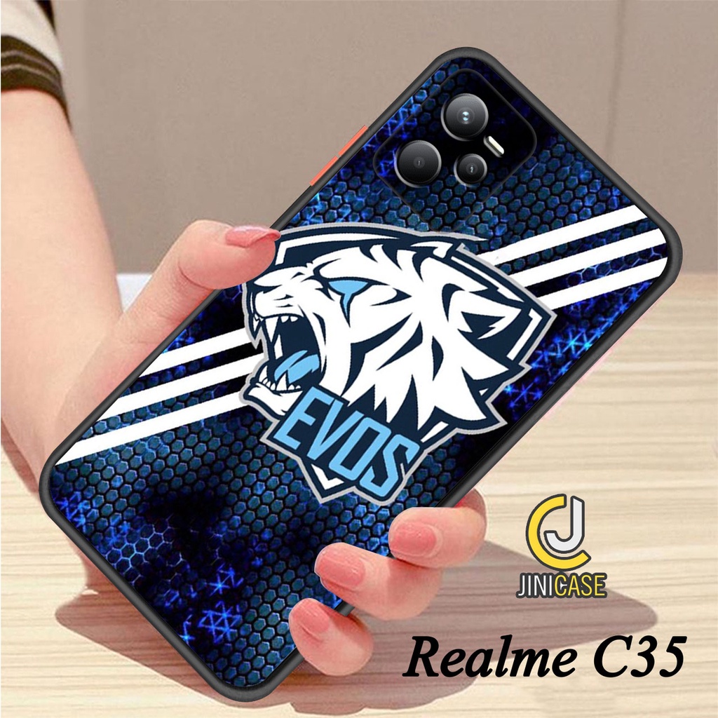 Jinicase - Case EVOS Realme C35/C21Y 8i NARZO 5A 50i  GT MASTER REALME 3 PRO REALME 5 PRO REALME 6 P