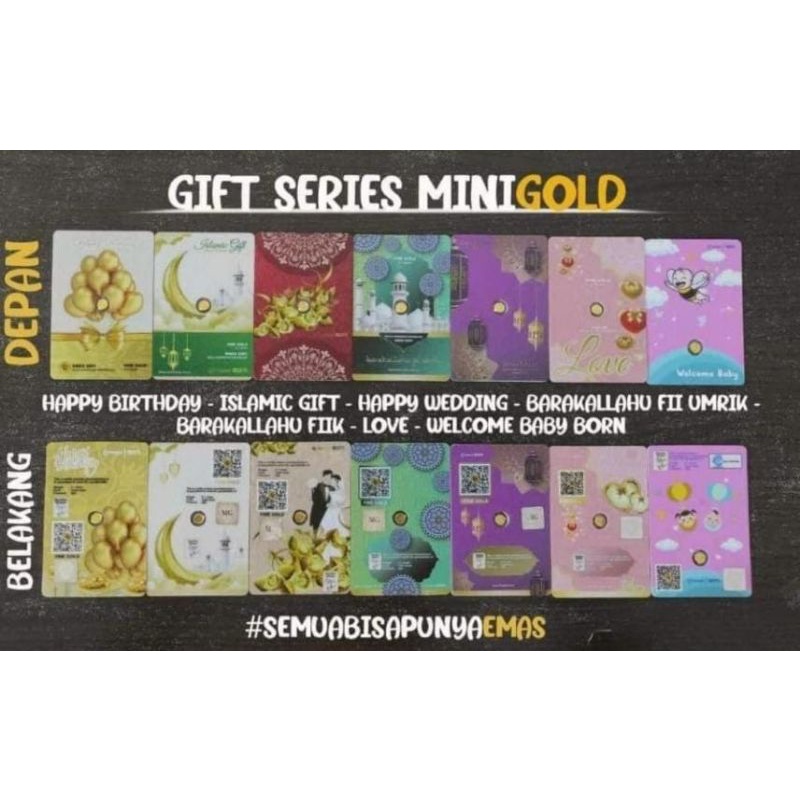 Minigold Gift Series Kemasan Baru Logam Mulia