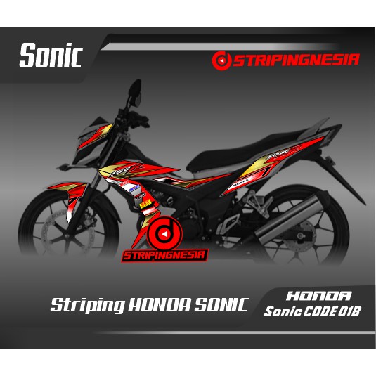 Striping Sonic - Stiker Sonic - Striping Honda Sonic - Variasi Honda Sonic - Sonic - Honda Sonic