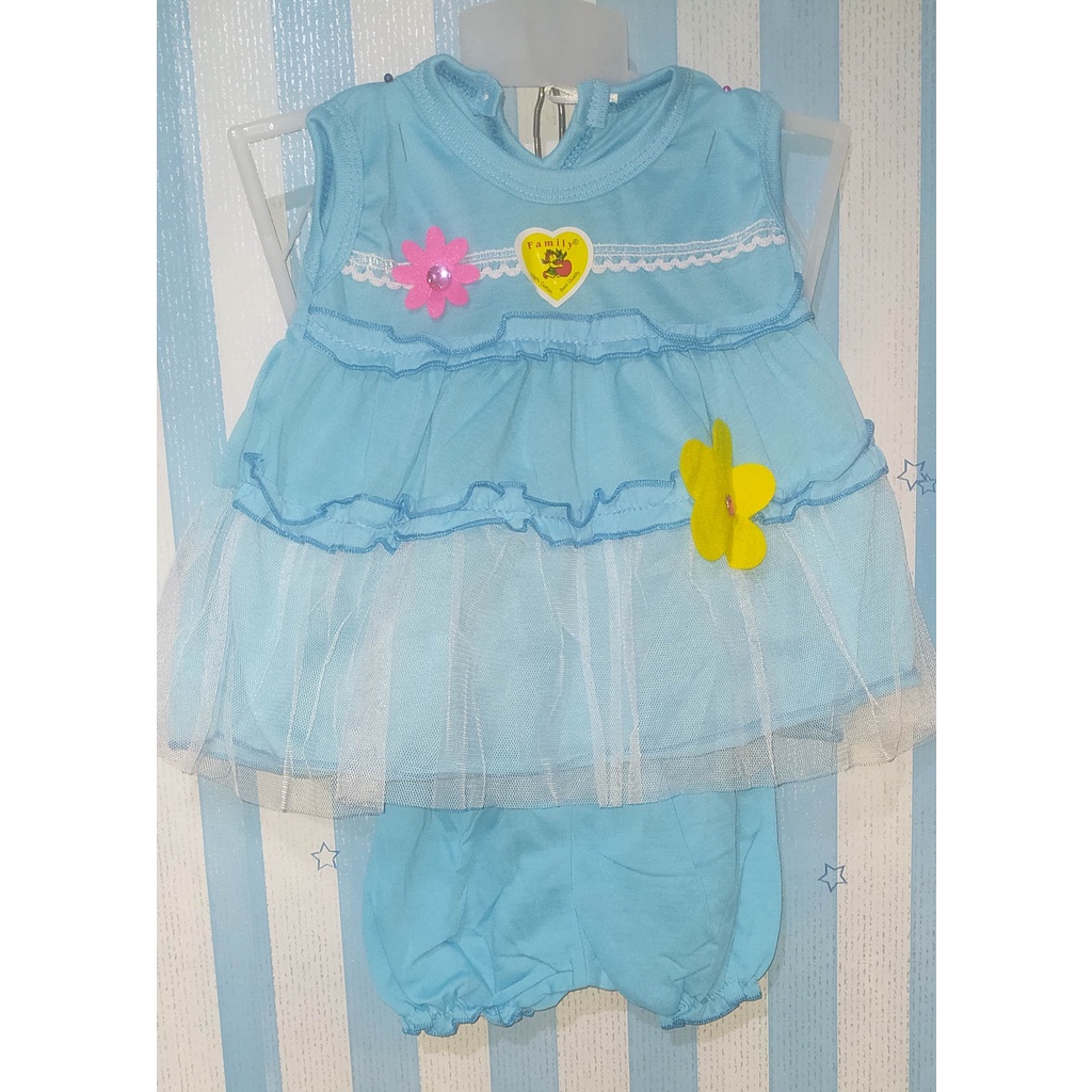 SS - Setelan Baju Bayi 3 - 12 Bulan Family / Setelan Bayi Tile Tutu Murah / Setelan Bayi New Born