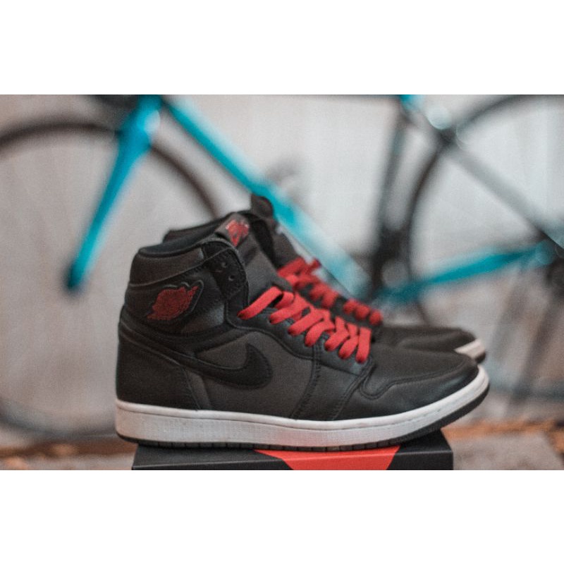 AJ 1 RETRO HIGH OG ( BLACK SATIN ) ORIGINAL