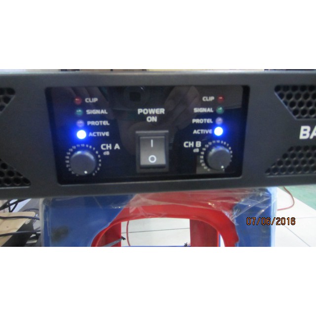 (PETI KAYU) power profesional amplifier black spider BA 1000 H