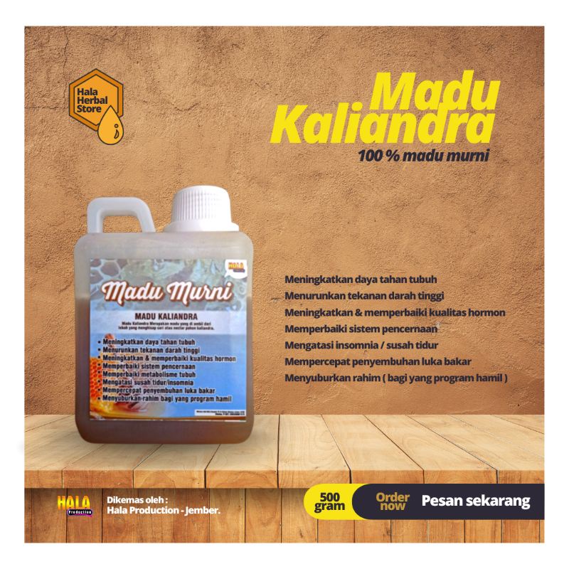 

madu kaliandra / madu 100% murni