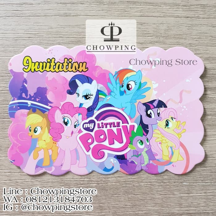 Undangan Ultah Kuda Poni kumpulan kartu ucapan