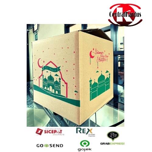 

( ISI 10 PCS) KARDUS Lebaran Idul Fitri Uk.30x30x30 cm Warna hijau merah /Dus Hampers Kotak Edisi Lebaran Idul Fitri/kardus Parcel /Dos Kotak Karton Lebaran Idul Fitri /Boks Dus /Box Parsel/parcel sembako/box hampers/ramadhan