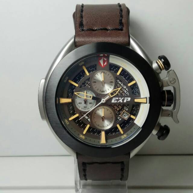 Jam Tangan Expedition exp3001 coklat silver