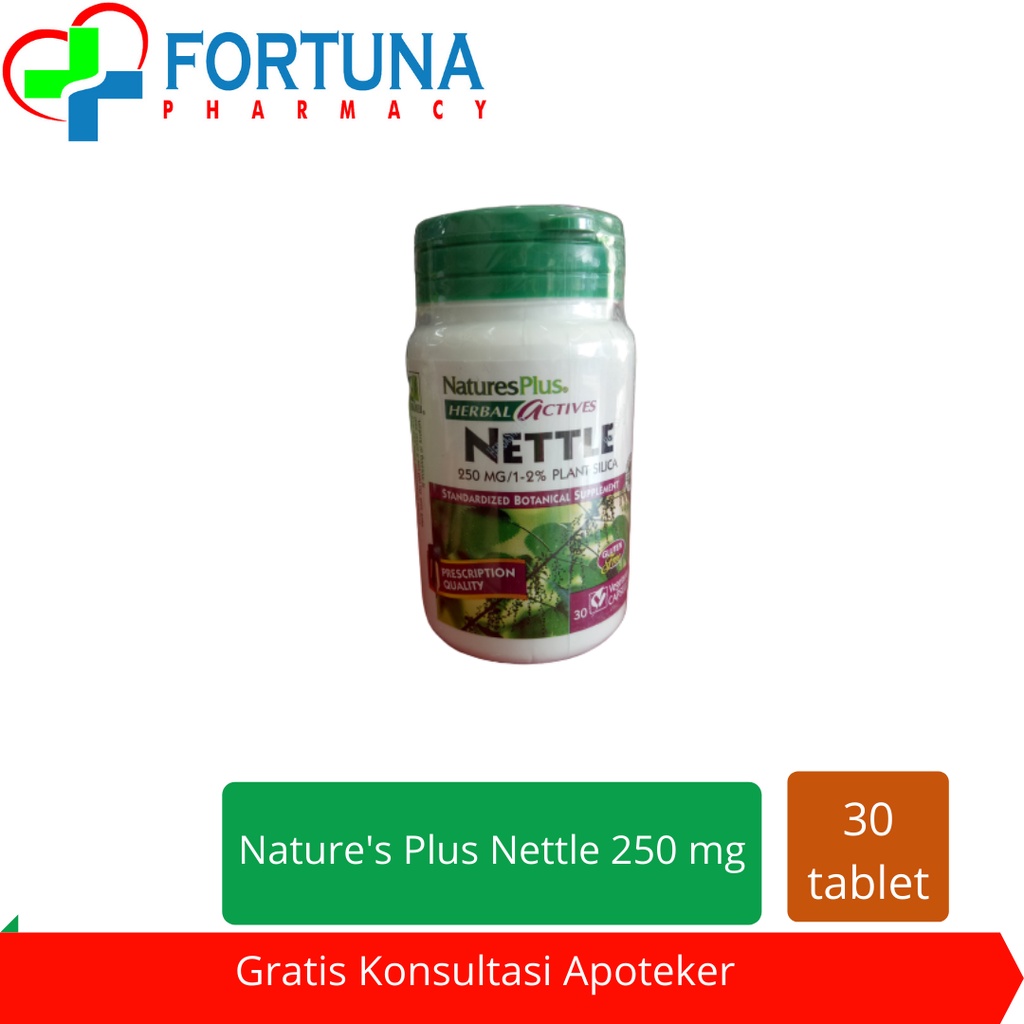 Natures Plus Nettle 250 mg isi 30 tablet