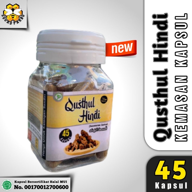 Kapsul Qusthul Hindi isi 45 kapsul Original qustul hindi