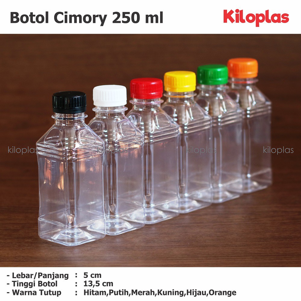 Botol Cimory 250 ml / Botol Plastik 250 ml / Botol Jus