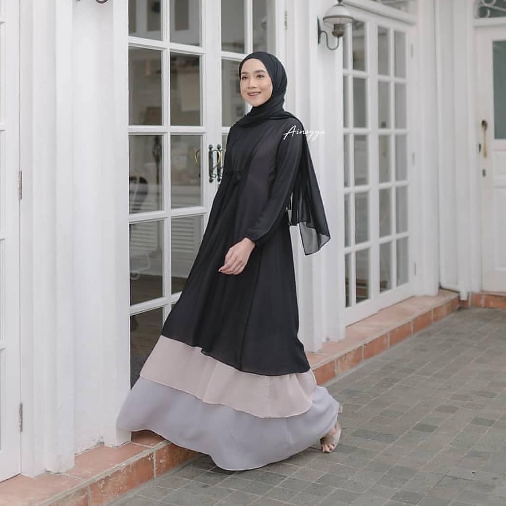 GAMIS CERUTY BABYDOLL - SIZE 5L XXXL XXL XL L M S | QEENARA MAXY DRESS