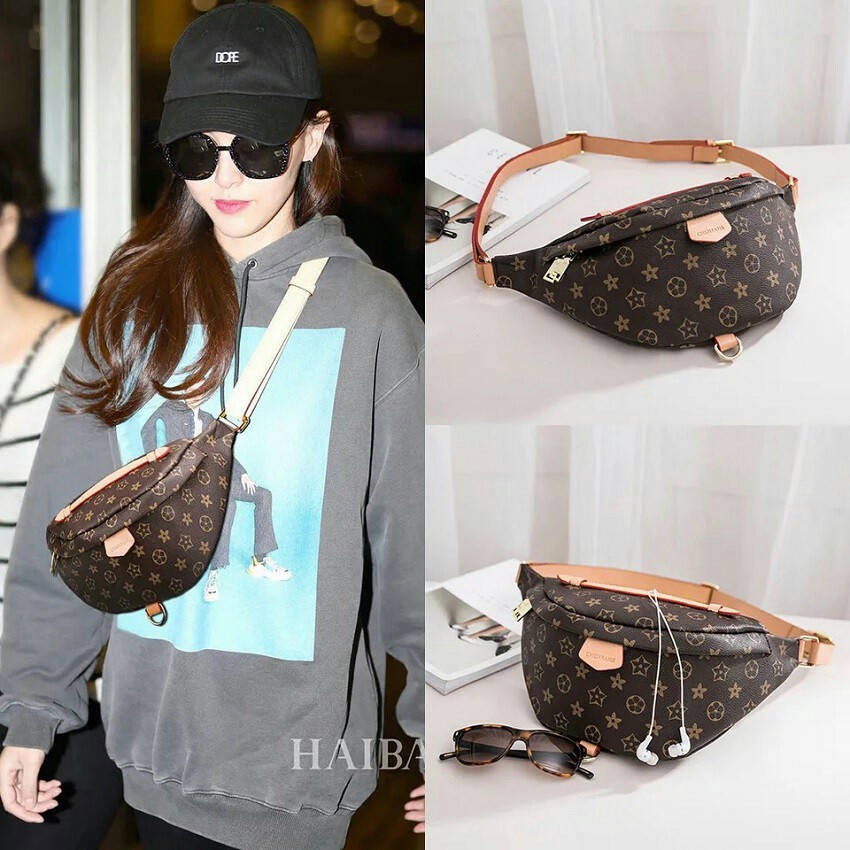 Waist Bag Wanita Model LV Tas Pinggang Selempang Sling Import | WB-03