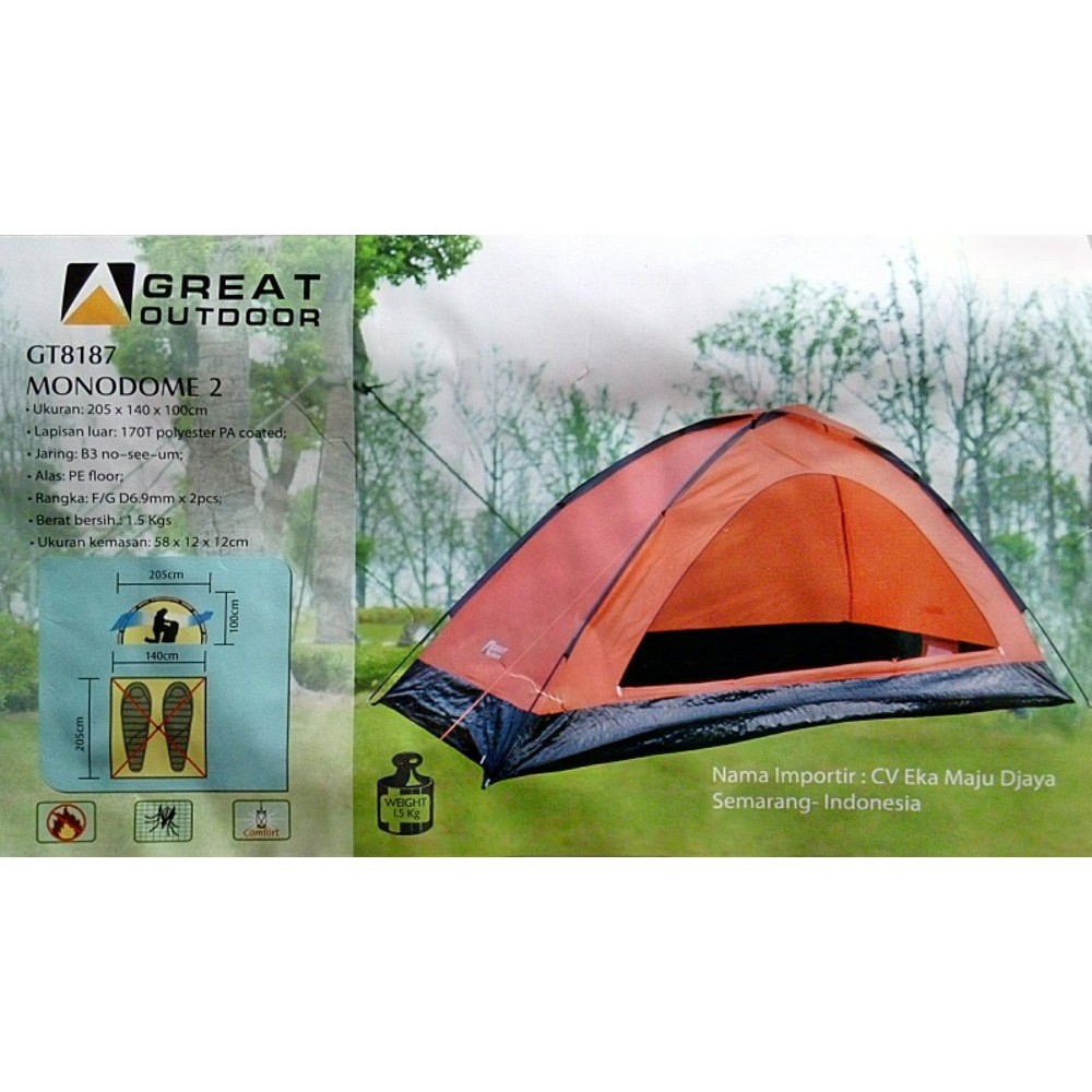 Great Outdoor Tenda Monodome 2p