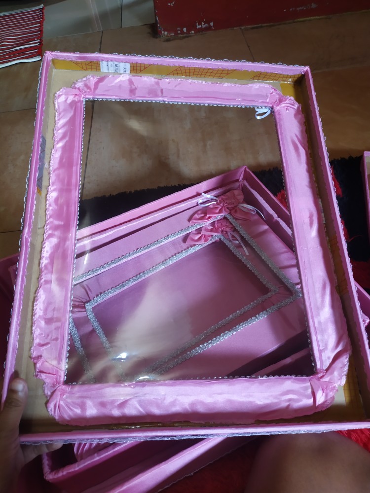 Box Seserahan Mahar Pernikahan / Kotak Hantaran Pernikahan Pakai Tutup Dan Pita