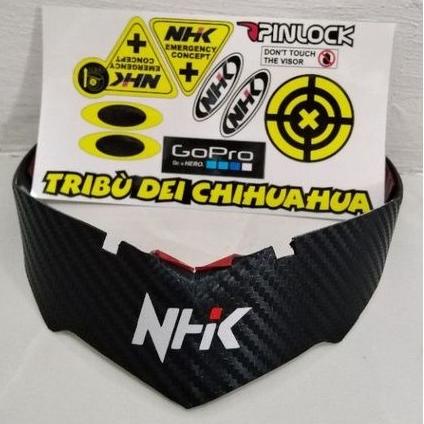 Recomended.. spoiler helm nhk Rx9 carbone + stiker visor print cut nhk