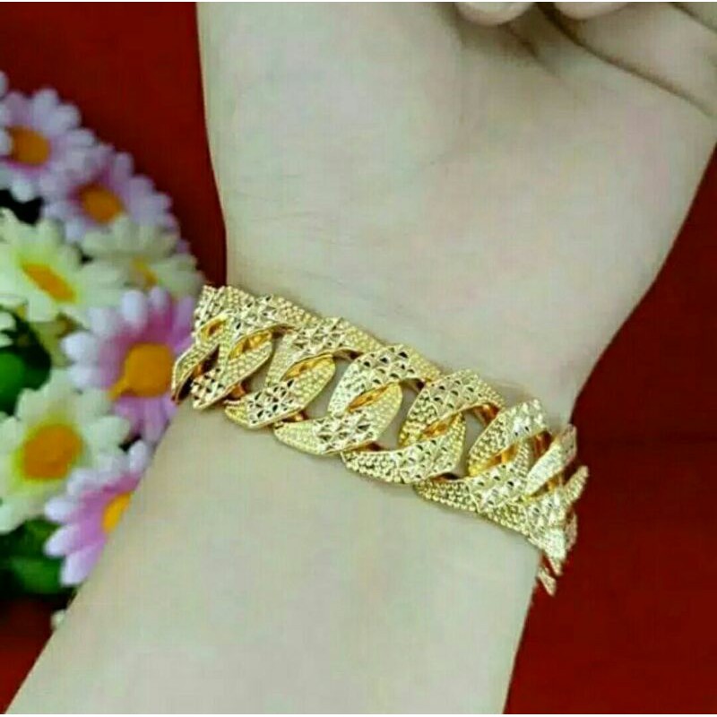 gelang wanita / gelang pria / gelang sisik naga / gelang tangan / gelang titanium anti karat / Gelan