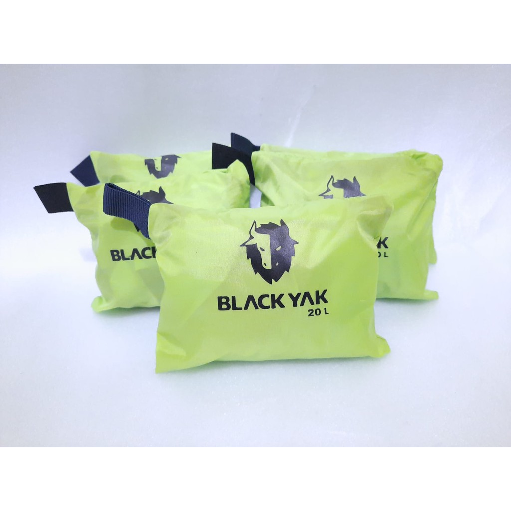 【COD】 Sarung Tas BLACK YAK` Anti Air 20 &amp; 30 Liter` Waterproof Rain Cover Bag Daypack Tas Ransel L