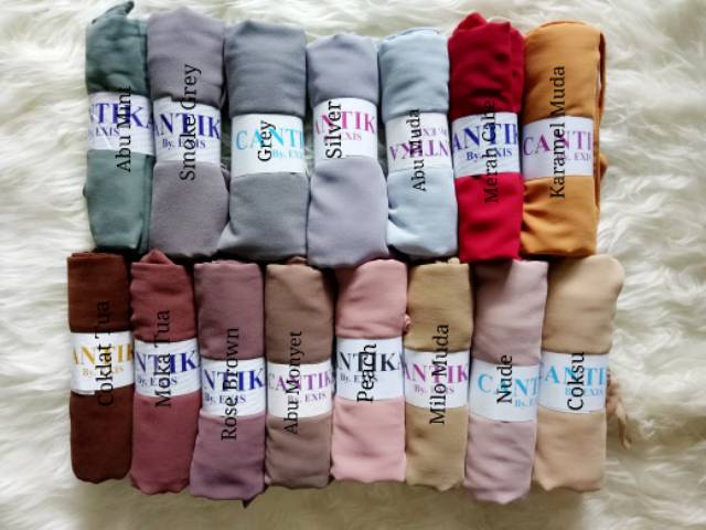PASHMINA TALI CERUTY Babydoll Original Cantika Hijab
