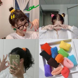  Ikat  Rambut  Elastis Tebal  Gaya Korea 12 Warna untuk Wanita 