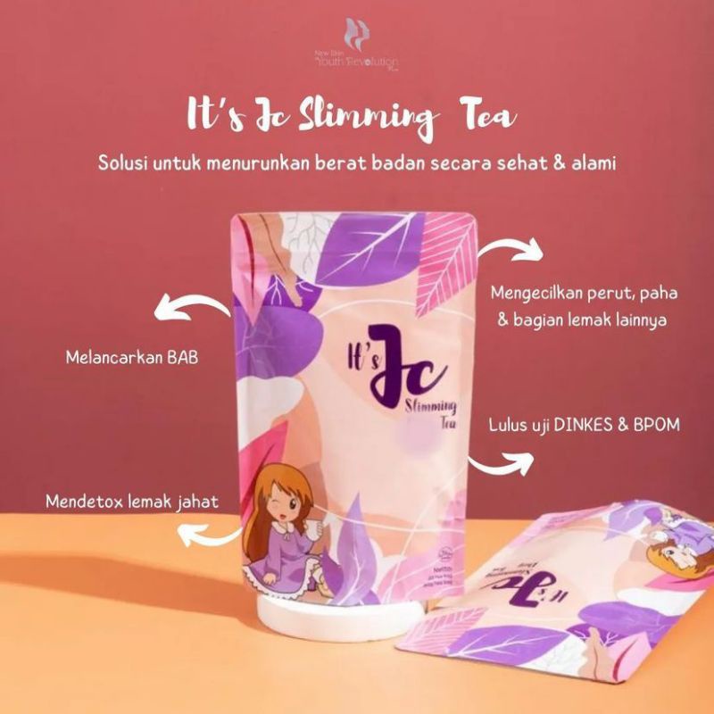ITS JC SLIMING TEA TEH DIET PELANGSING HERBAL - OBAT DIET TERPERCAYA TANPA RIBET