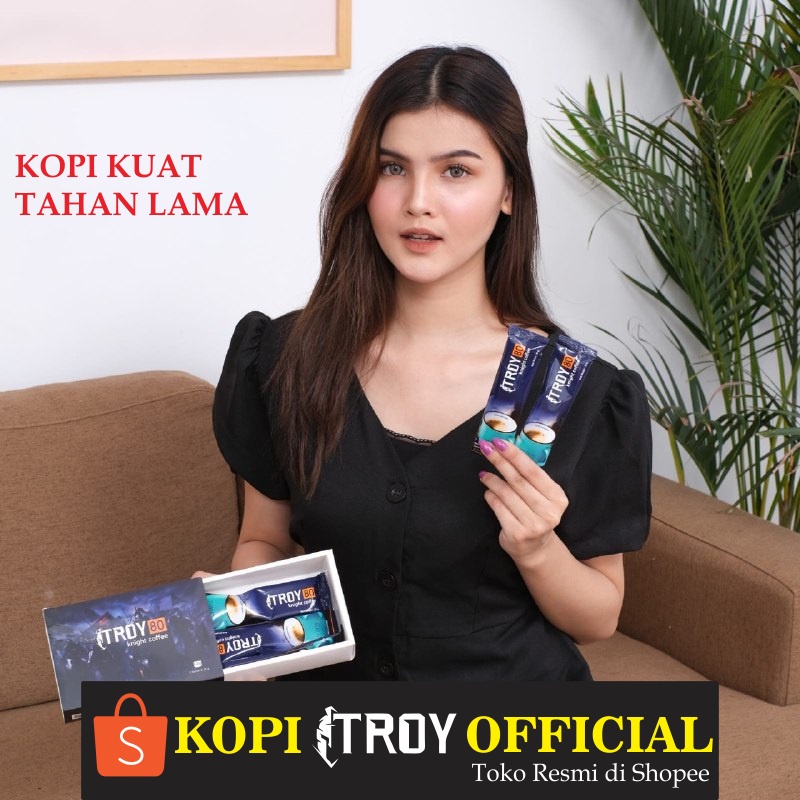 Kopi Troy 80 BOX Isi 5 Sachet Kopi Kejantanan Troy 80 ORIGINAL Coffe Troy 80 Kopi Pria Dewasa Kopi S