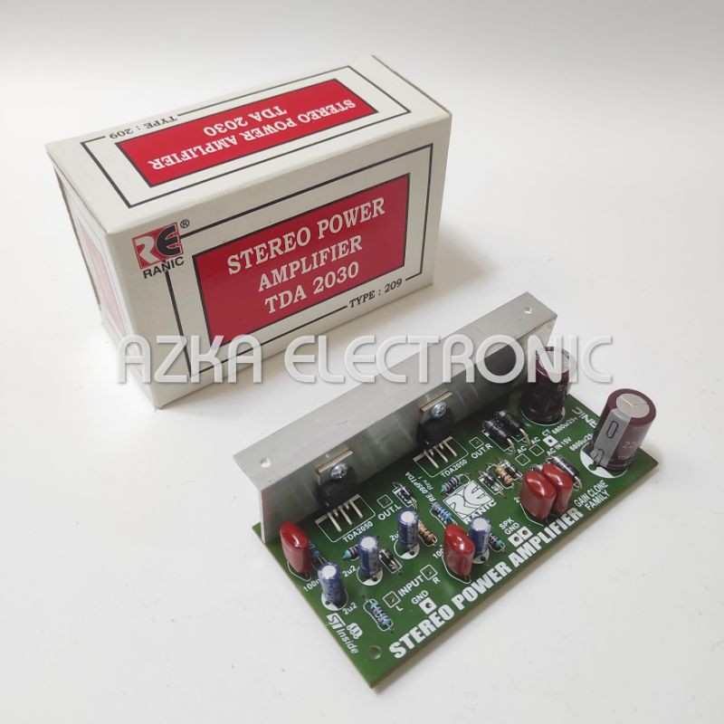 Kit Power Amplifier TDA 2030 Stereo