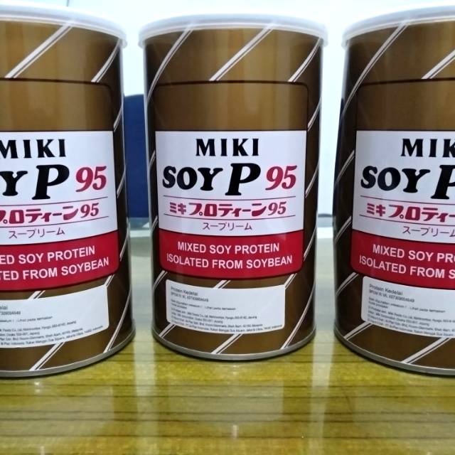 MIKY SOY P 95 SUPREME PAKET 3 KALENG PROTEIN SOY PROTEIN RICH SOYBEAN DIETARY SUPLEMEN HEALTH SUSU