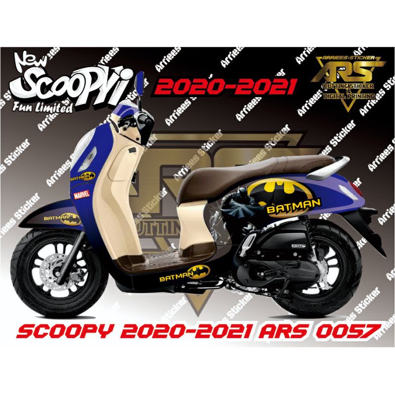 Sticker Scoopy 2021 full body - Decal Honda Scoopy Prestige