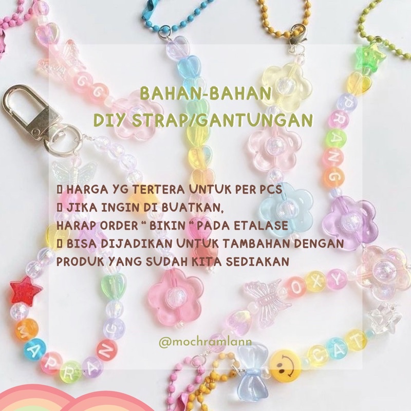 PART 1 Bahan DIY Strap / Gantungan [ PER PCS ]