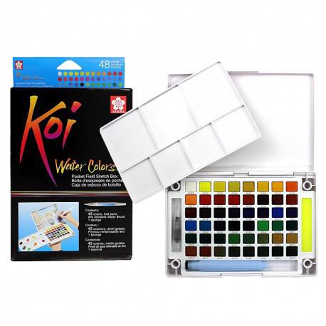 

Farelp | Sakura Koi Water Colors Sketch Box 48 ( Including Water Brush) Kekinian Terlaris