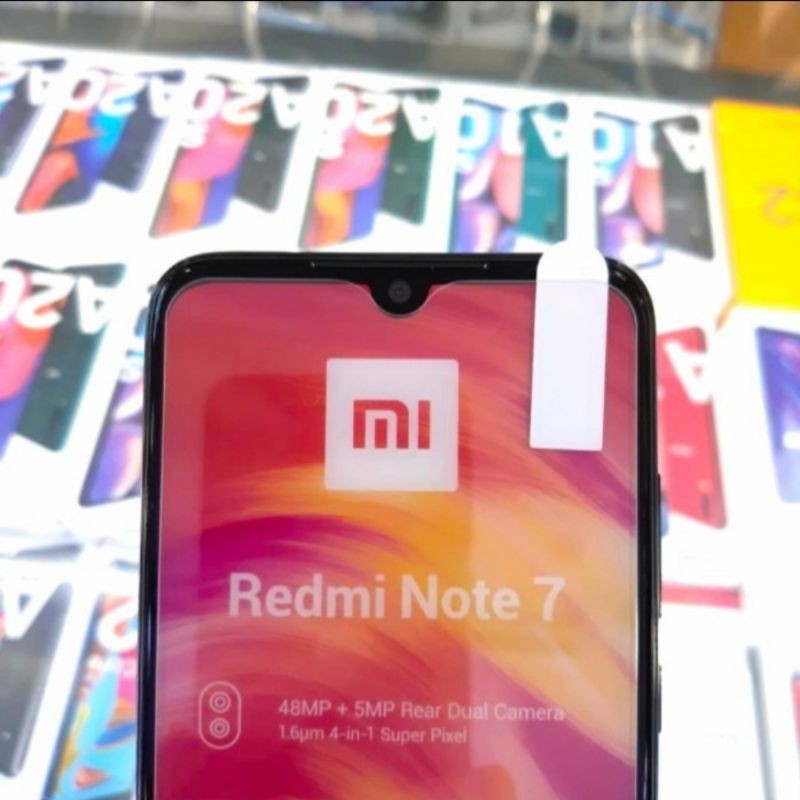 Xiaomi Redmi Note 7 tempered glass anti gores kaca bening