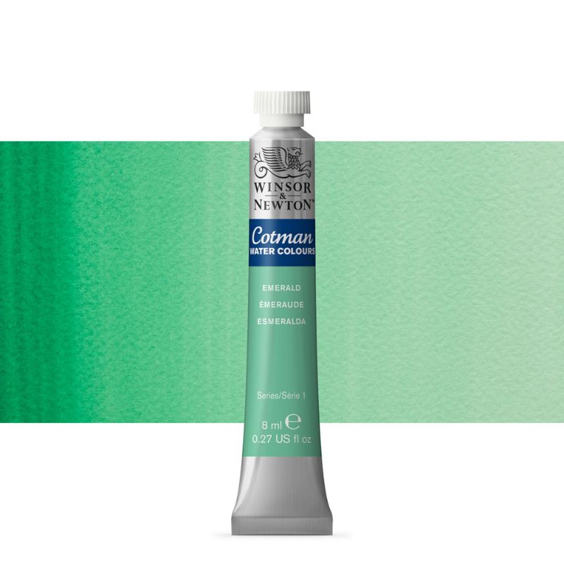 

CAT AIR COTMAN WATER COLOUR TUBE 8 ML EMERALD WINSOR & NEWTON