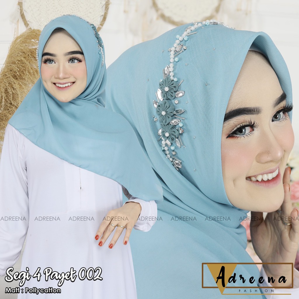 JILBAB SEGI EMPAT PAYET/SEGI EMPAT KILAU /JILBAB SEGI EMPAT BUNGA/SEGI EMPAT MUTIARA