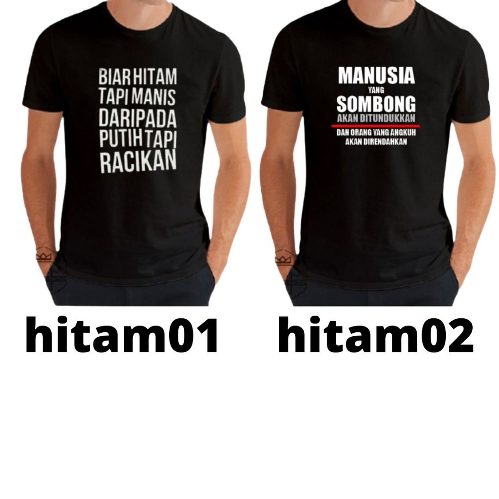 KAOS KATA KATA/KAOS  UNTUK PRIA DAN WANITA/KAOS KAOS KATA KATA SINDIRAN