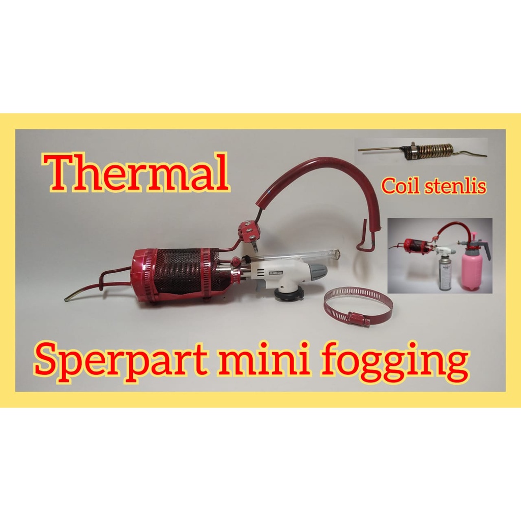 TERLARIS sperpart Thermal TORCH STENLIST COIL SPIRAL. mini fogging foging fogeer PEMBASMI NYAMUK PEN
