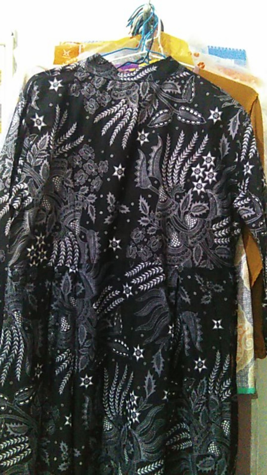 Ms Gamis Batik Sriwedari|manggar|padi Macam Mt Maxi Jumbo Bumil/busui Katun Sogan Allsize Ld104-120