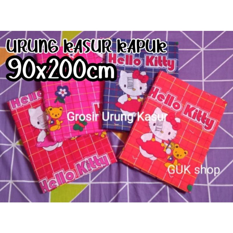 [90X200cm]URUNG KASUR KAPUK KATUN KARAKTER/KULIT KASUR KAPUK SINGLE