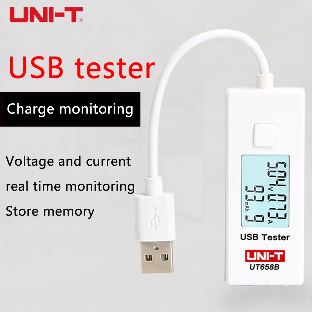 UNI-T UT658B - Digital LCD Portable Mini USB Tester - 9V Max