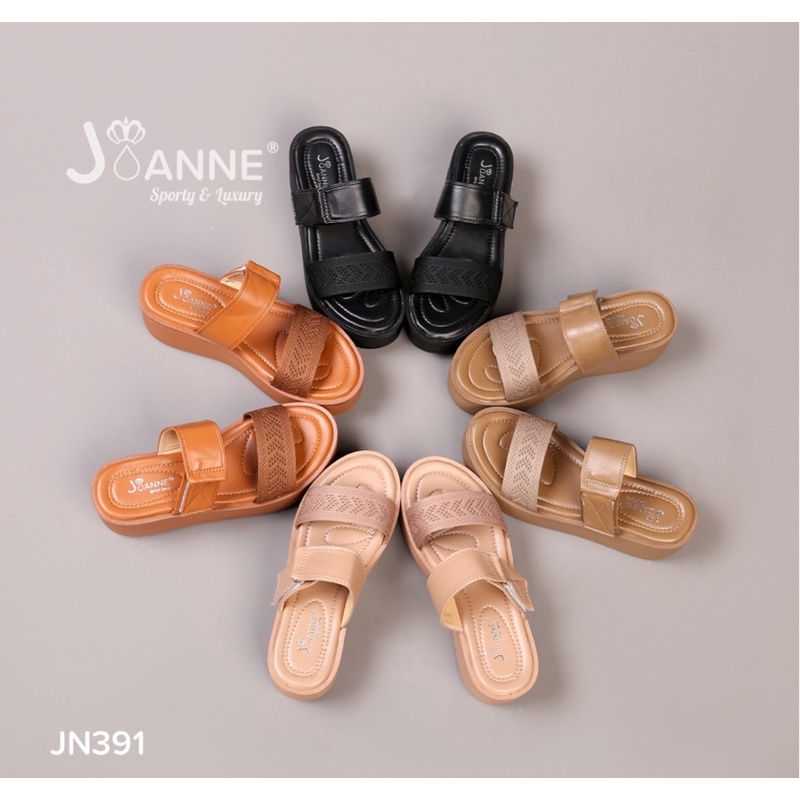 RESTOCK!! [ORIGINAL] JOANNE Wedges Sandals Sepatu Wanita #JN391