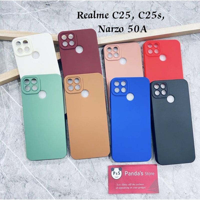 Softcase Pro Camera Realme C25, C25s, Narzo 50a Candy Case Full Color 3D Silikon TPU