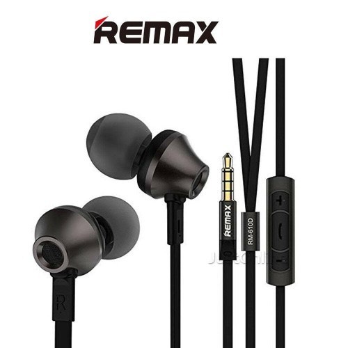 REMAX Earphone RM-610D (New Package) Headset With Mic Volume Control