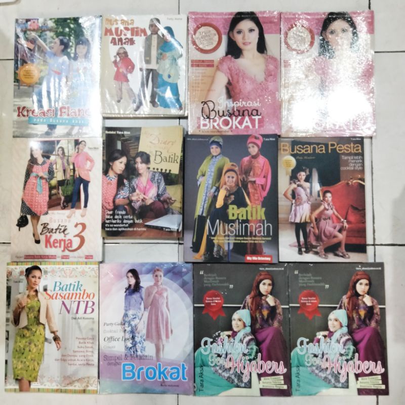 Buku Fashion / Batik Muslimah / Busana Pesta / Busana Muslim Anak / Busana Brokat
