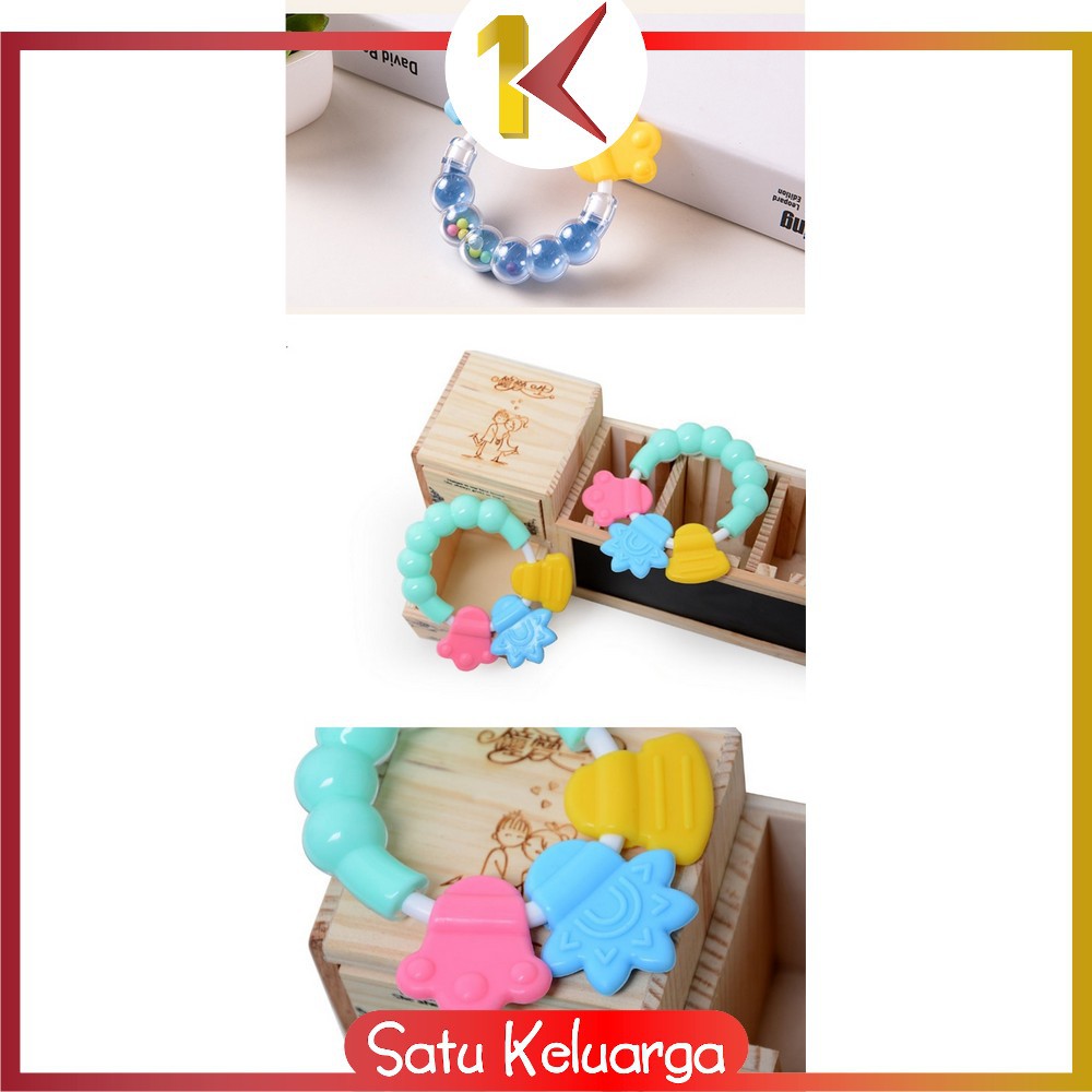 SK-M71 Mainan Rattle Genggam Kerincingan Bayi / Gigitan Bayi / Empeng Teether Bayi Baby Toys Image 7