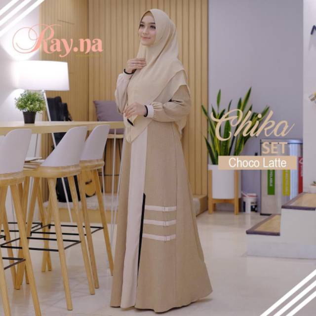 Chika Gamis set Khimar by Rayna