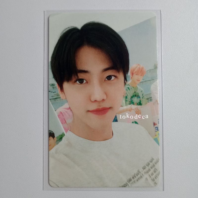 [READY] Jaemin Photocard PC Yizhiyu YZY Hello future Round A B C 1 2 3 Baju putih nana meong cimol