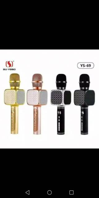 MIC KARAOKE ORIGINAL YOU YS69 BLUETOOTH SUPER BASS SMULE