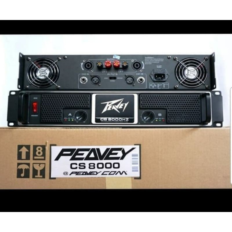 power audio peavey cs 8000hz power amplifier peavey cs 8000hz