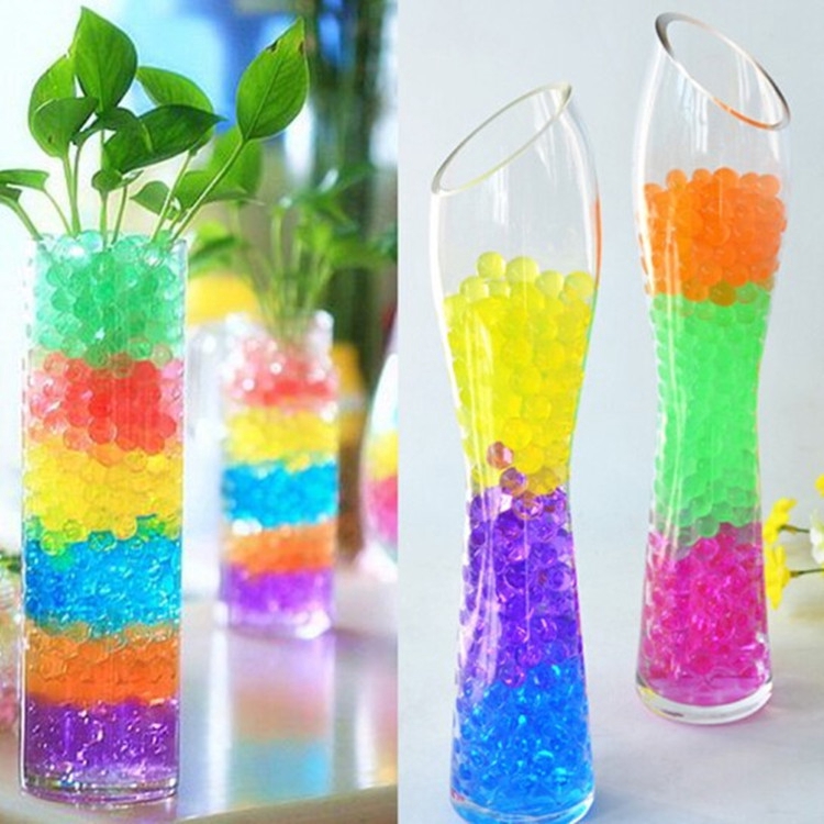 1000pcs / Bag Crystal Floor, Hydrogel Mud Gel Kids Toy Water Beads Growing Water Balls