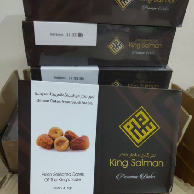 Buah kurma king salman from saudi arabia premium dates vip fresh selected dates of the king's taste